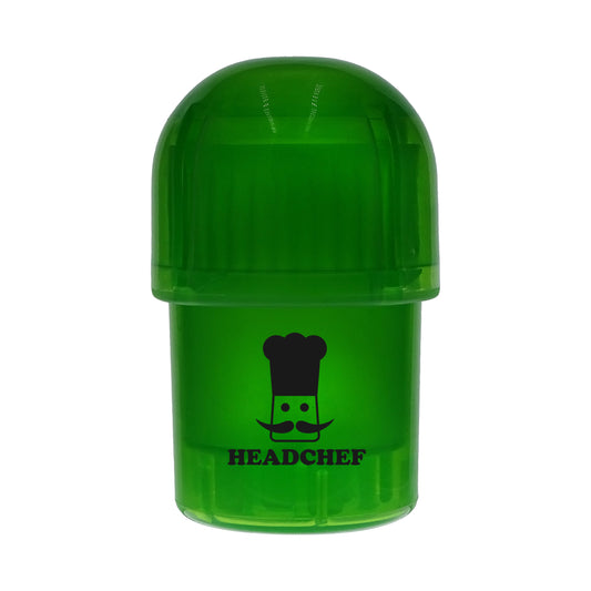Headchef POD Plastic Grinder & Storage Pot - GREEN