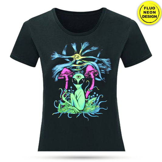 Alien & Shrooms T-Shirt | Female