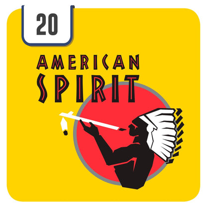 Tobacco Cigarette - American Spirit - Yellow 20 Pack