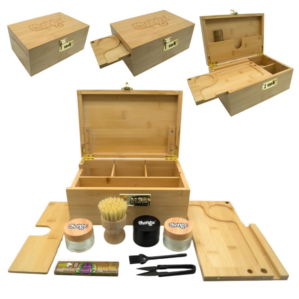 Chongz Full Stack Rolling Box + Personal Combination Lock - 17x17x13cm