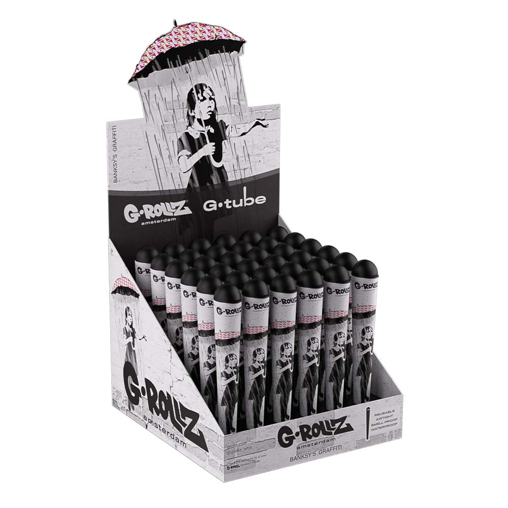 G-Tube Banksy's Graffiti - Umbrella Girl