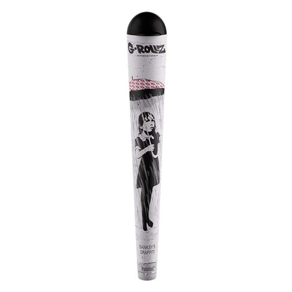 G-Tube Banksy's Graffiti - Umbrella Girl