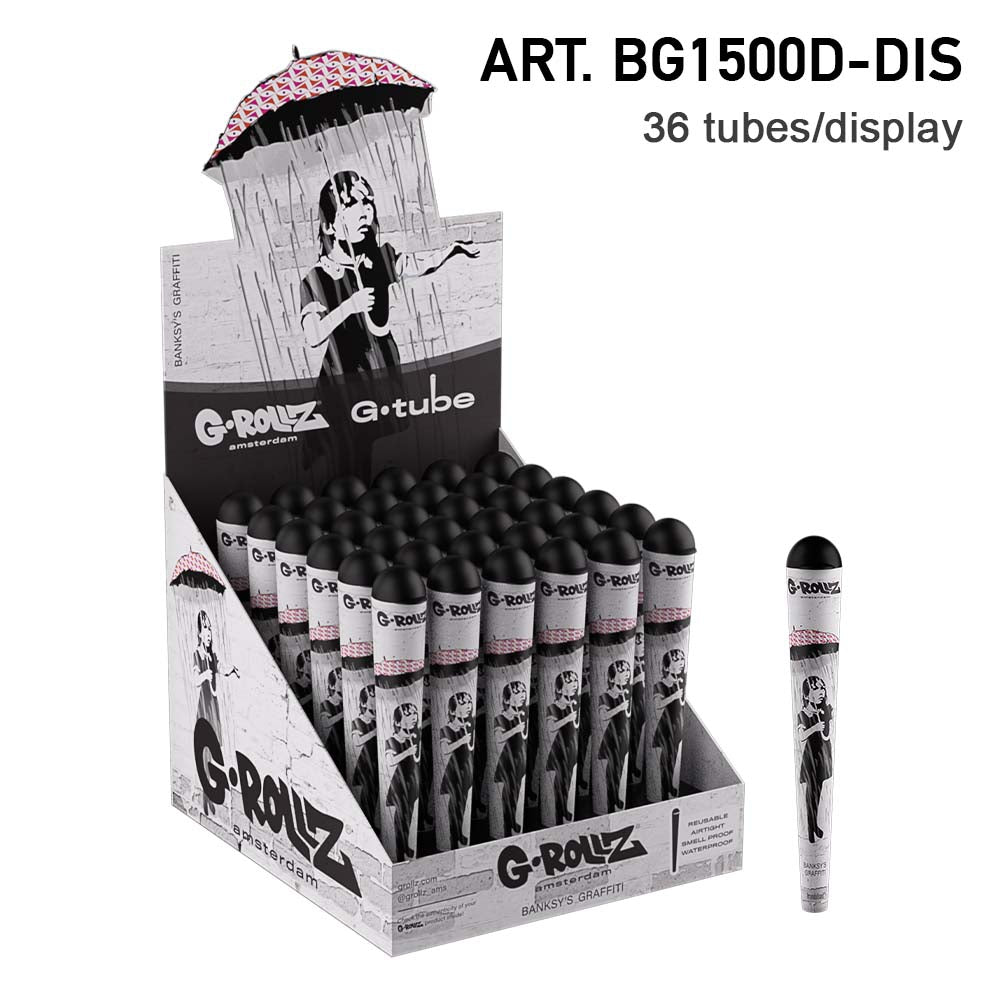 G-Tube Banksy's Graffiti - Umbrella Girl