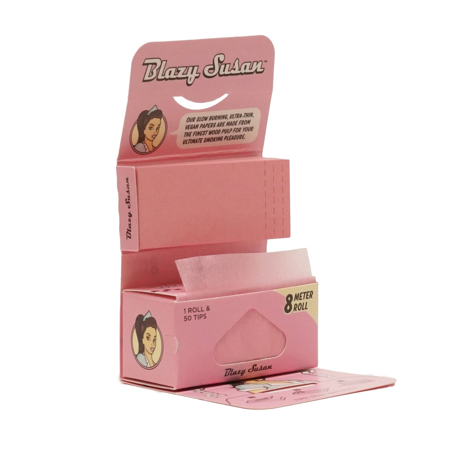 Blazy Susan - High Roller Kit Pink Smoking Rolls - 10 Pack