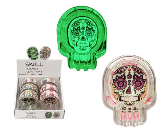 Chongz Glow in the Dark Skull AshtrayGASHT10