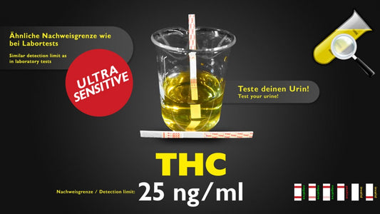 CleanU - THC urine test strip - Self Test 25ng/ml