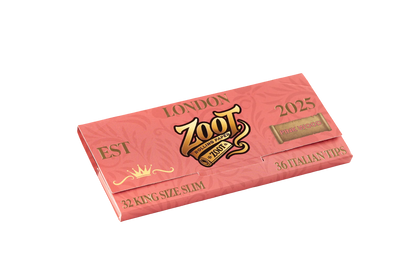 Zoot Pink Extra Thin Rolling Paper with Italian Tips