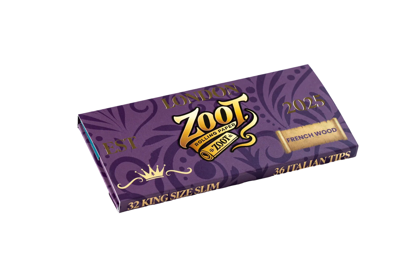 Zoot Purple Unbleached Ultra Thin French with Italian Tips