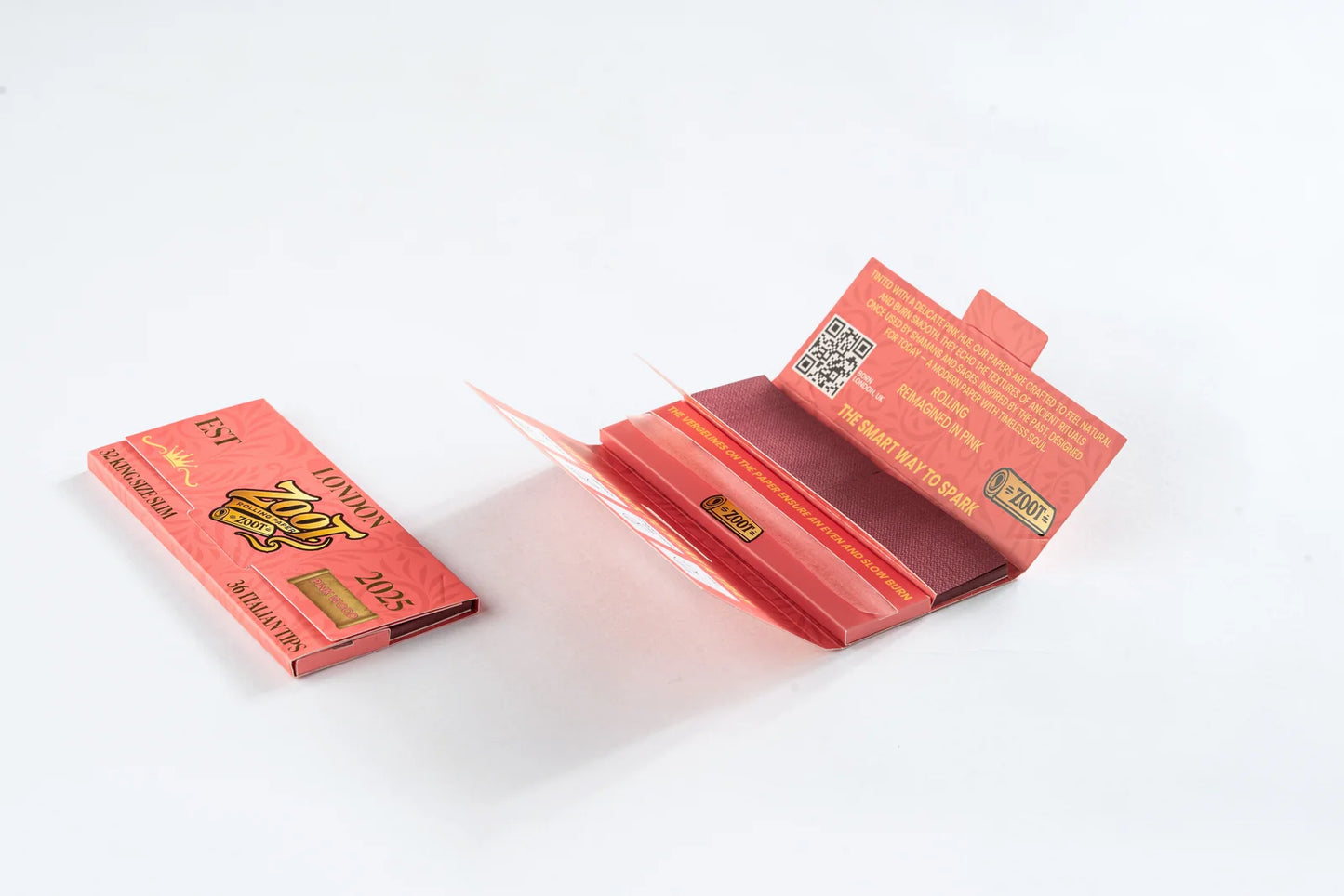 Zoot Pink Extra Thin Rolling Paper with Italian Tips