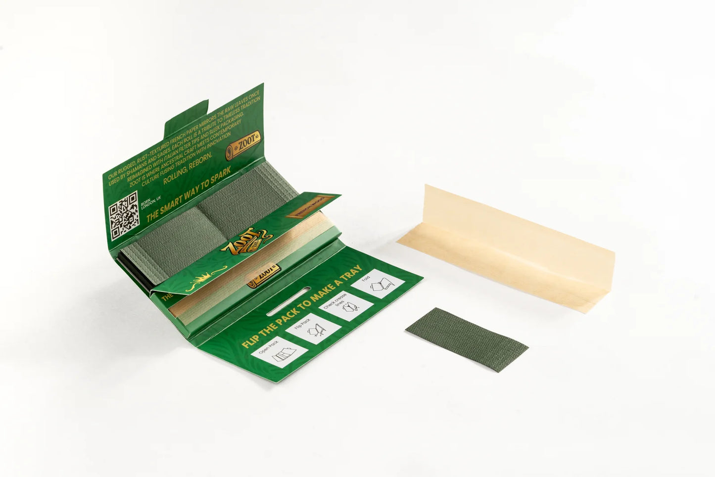 Zoot Green Unbleached Extra Thin French with Italian Tips
