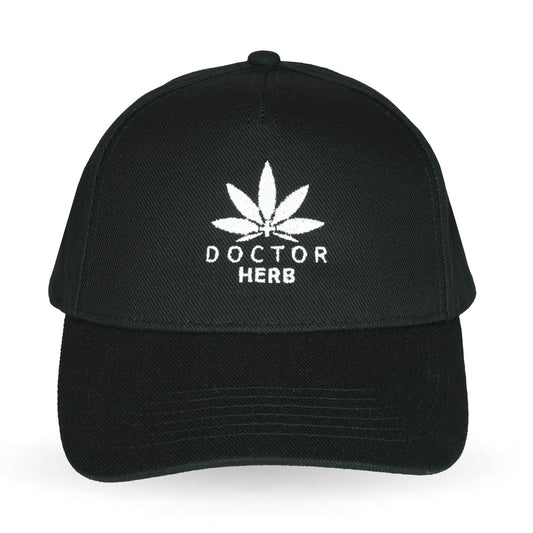 Doctor Herb - Embroidered Black Cap