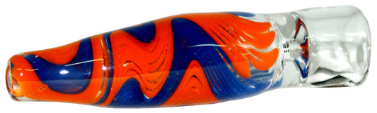 Glass Coloured Chillum 3 Assorted Designs