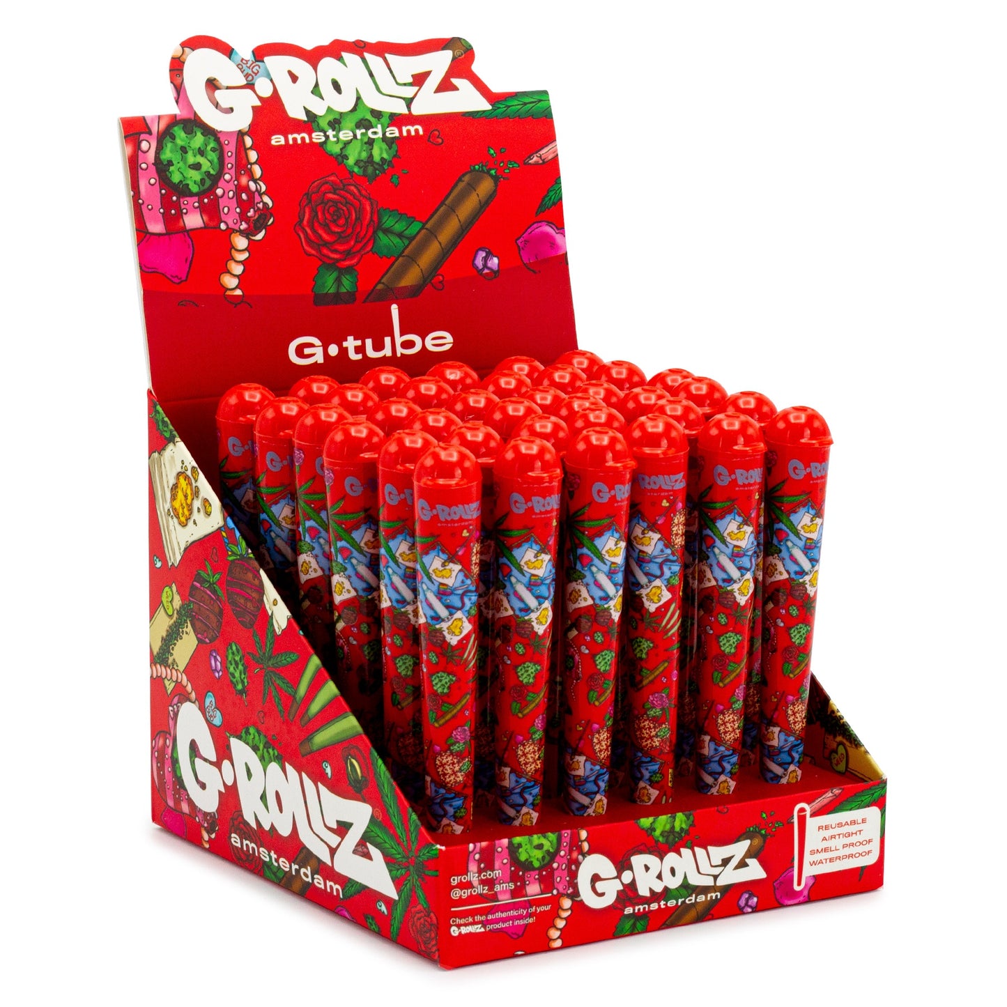 G-Tube Amsterdam Picnic Red Cone Holders
