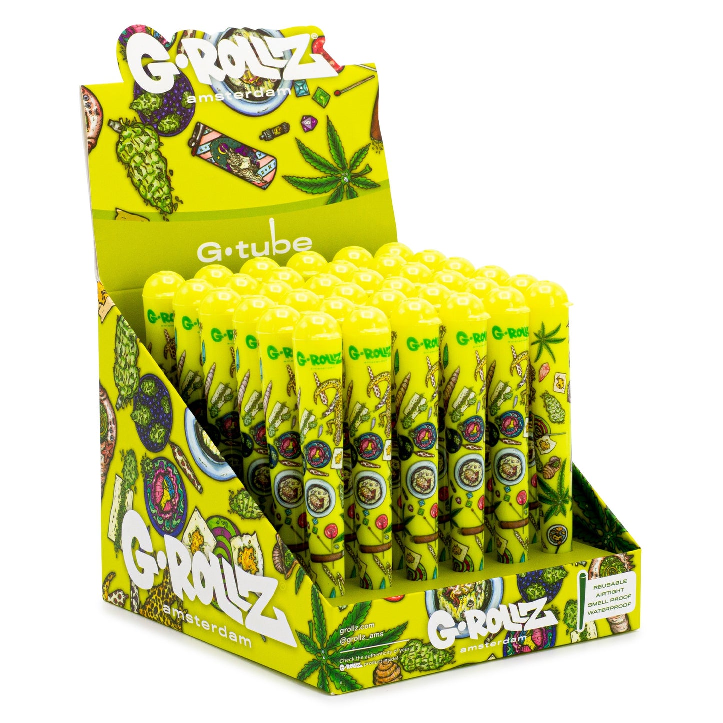 G-Tube Amsterdam Picnic Yellow Cone Holders