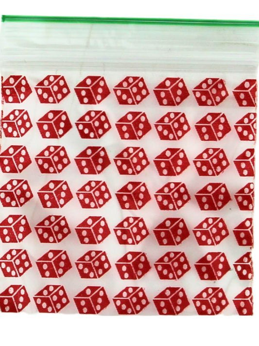 GRIP SEAL - 2g - Red Dice (50x50mm)