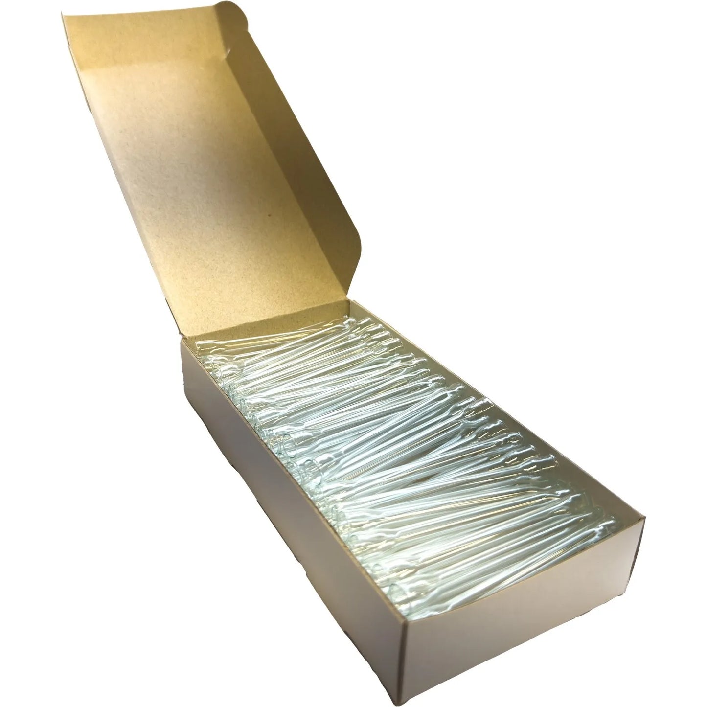 Glass Cigarette Holder Filter Polish Pipe Bong Smoking 8.5 cm (100 pcs) - Lufka