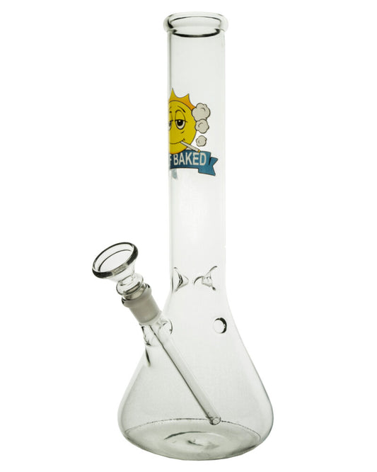 Half Baked Glass Beaker + Ice Notches - Sloth - HB001