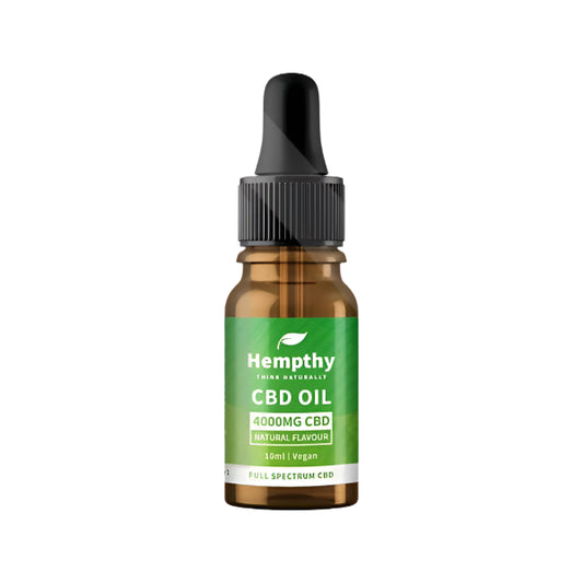 Hempthy 4000mg CBD Oil Full Spectrum Natural - 10ml
