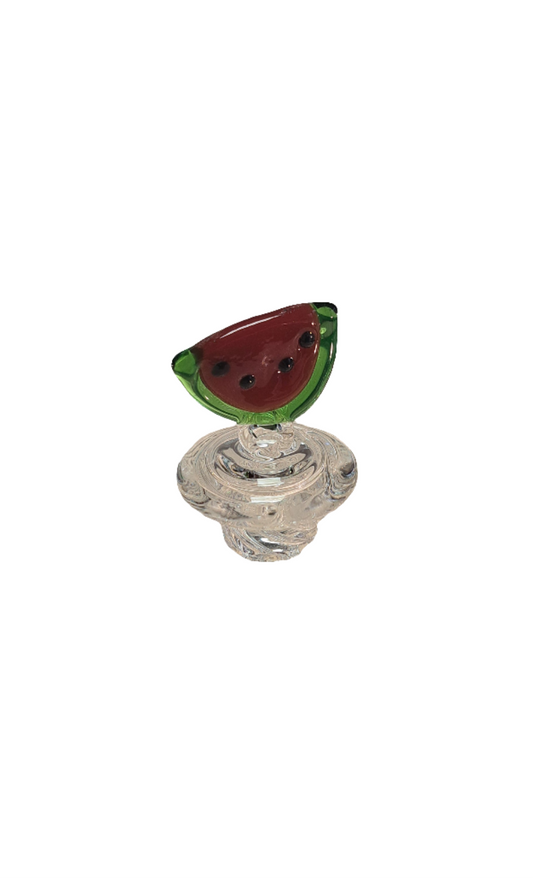 Fruit Mix Glass Spinning Carb Cap For 25mm Quartz Banger Watermelon