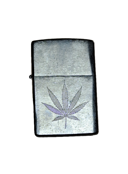 Zippo - 200 Leaf Design Engraved -  - Brushed Chrome Auto Engrave