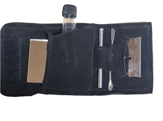 Small Suede Tool Kit - Black
