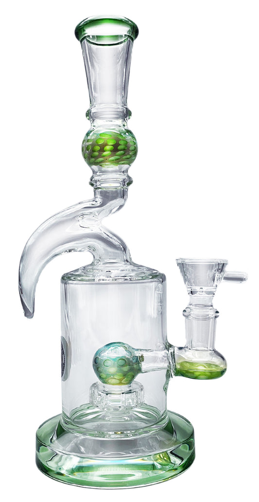 Basil Bush Glass Percolator Bong 23cm (14mm) 300gm