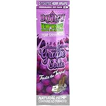 Juicy Jay Hemp Wraps - Terp Enhanced - Grape Soda - Single Pack