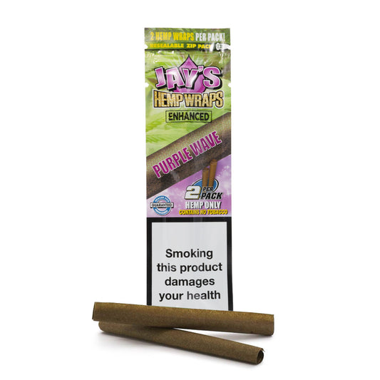Juicy Jays Enhanced Hemp Wrap - Purple Wave - 10 Pack