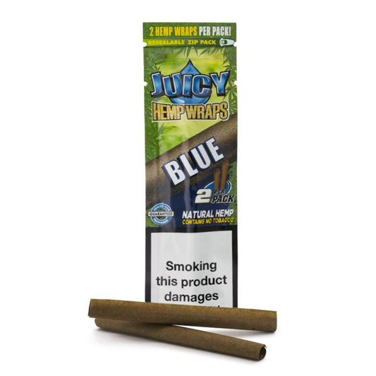 Juicy Jays Hemp Wrap - Blue - 10 Pack