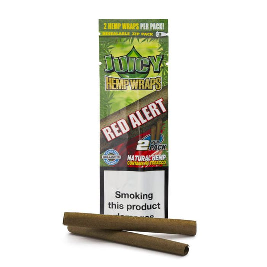Juicy Jays Hemp Wrap - Red Alert - 10 Pack