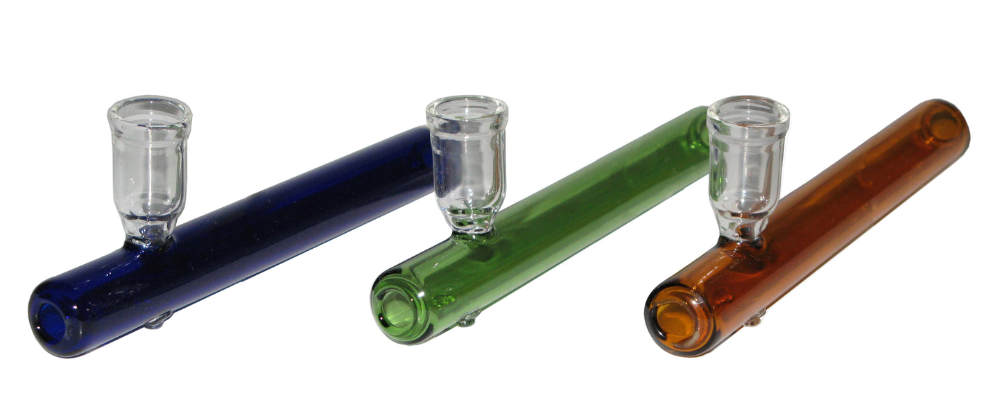 Coloured K2 18mm Glass Shotgun Pipe 15cm