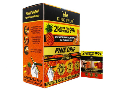 King Palm - Flavoured Tips - 2 Pack - 7mm - 50 Box