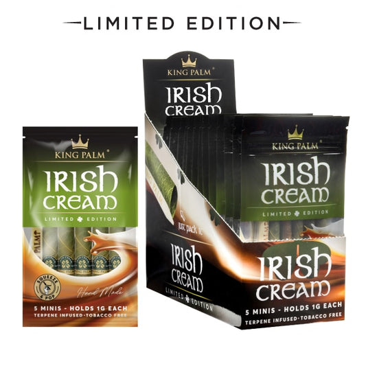 King Palm - Mini Rolls - 5 pack - Wrap - Irish Cream - Single Pack