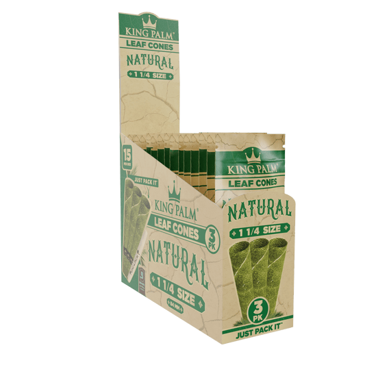 King Palm 1 1/4 84mm Cones - (3 cones) - 10 Pack
