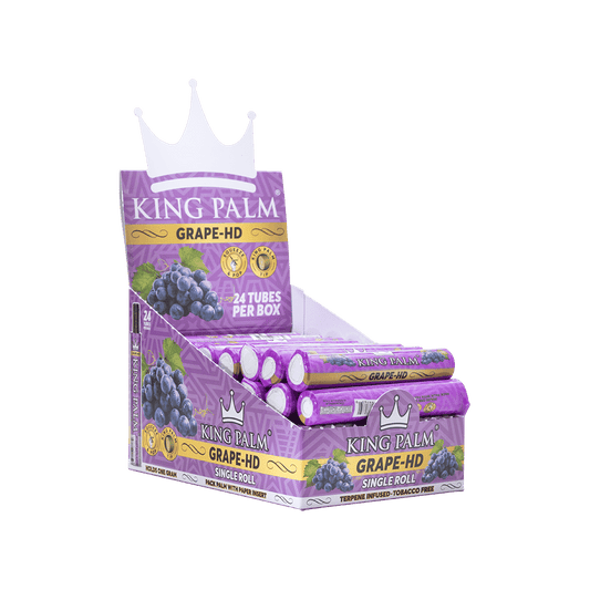King Palm Single Roll - Grape HD  - 10 Pack