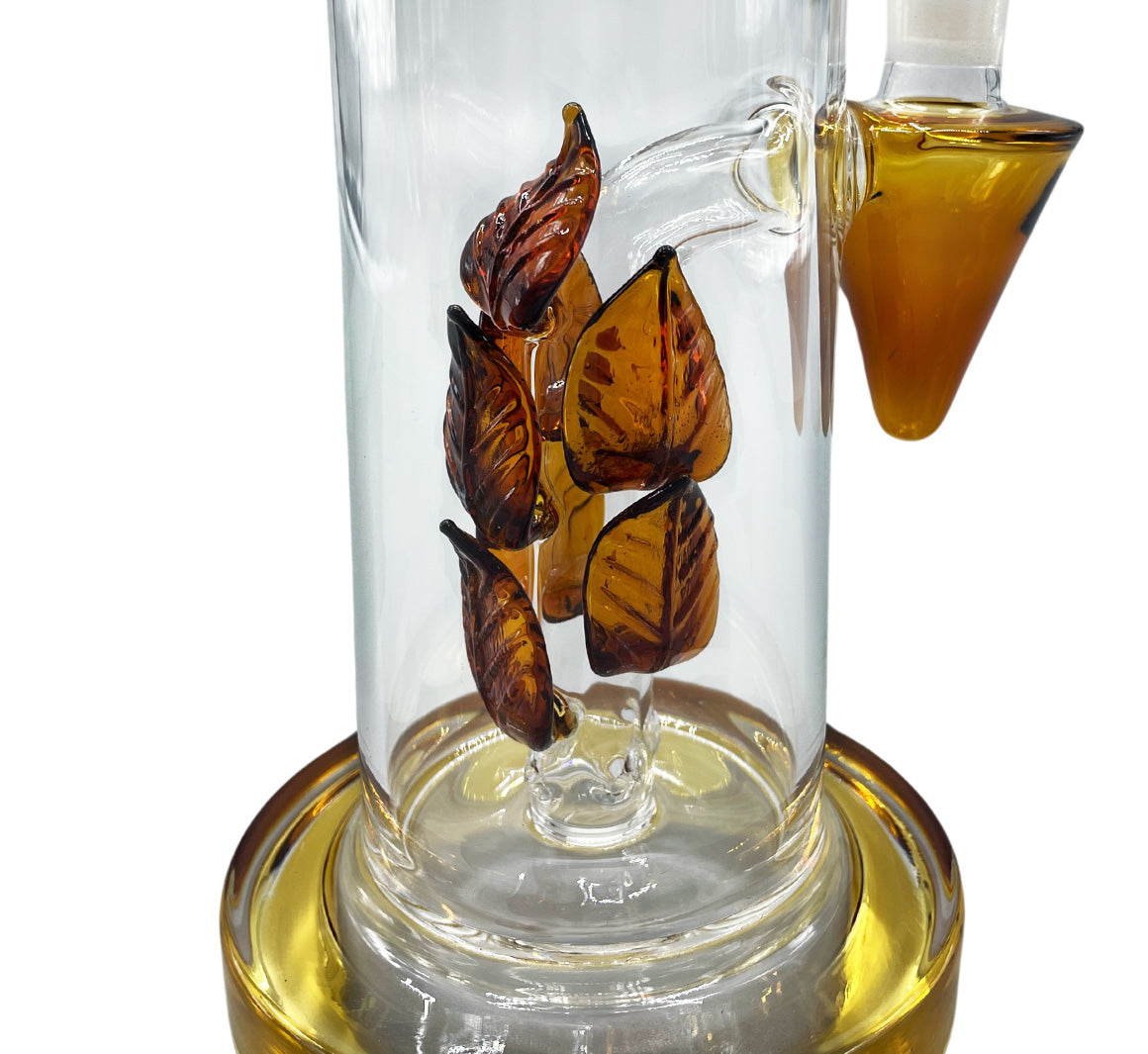 Basil Bush Glass Percolator Bong 27cm (14mm) AUTUMN Leaves 500gm