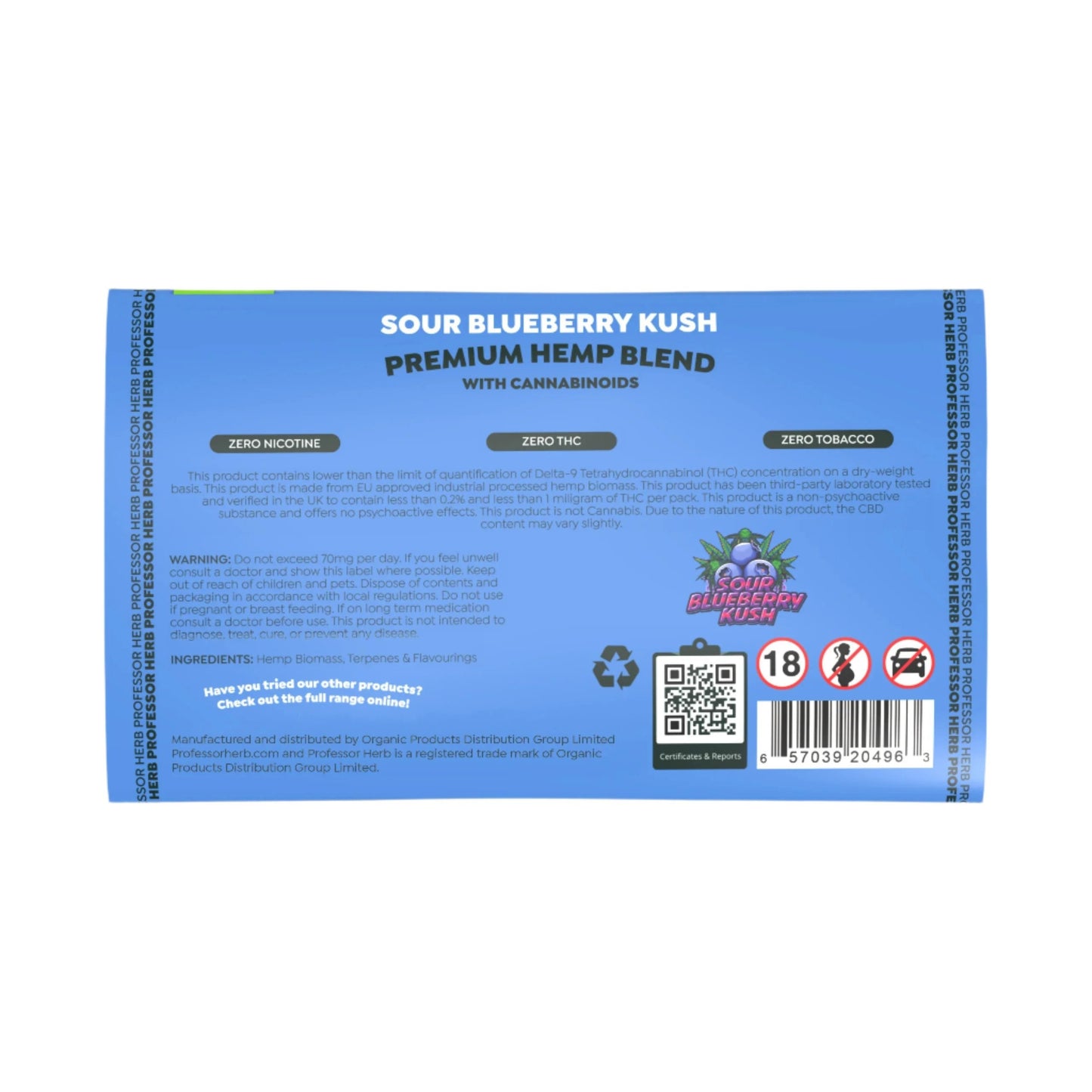Professor Herb CBD Pouches