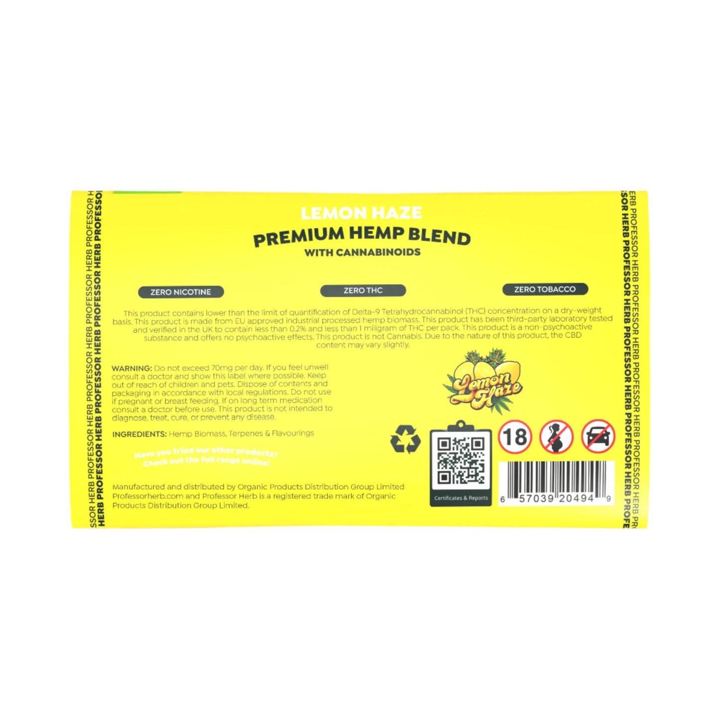 Professor Herb CBD Pouches
