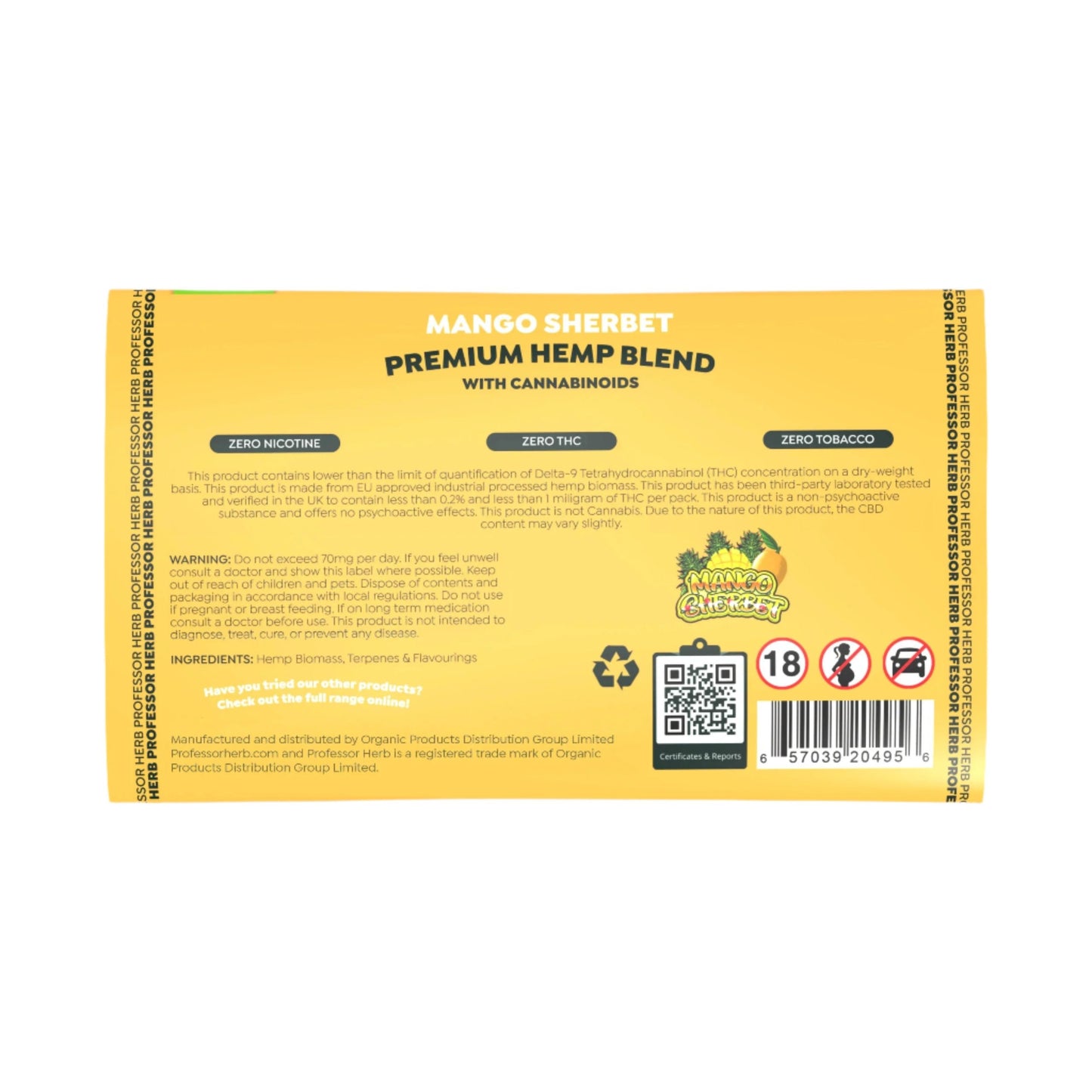 Professor Herb CBD Pouches