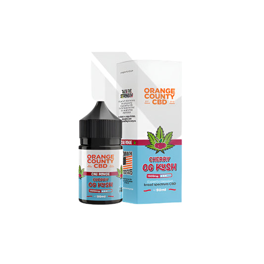 Orange County CBD Cali Range 1500mg CBD 50ml E-liquid (60VG/40PG) - Cherry OG Kush