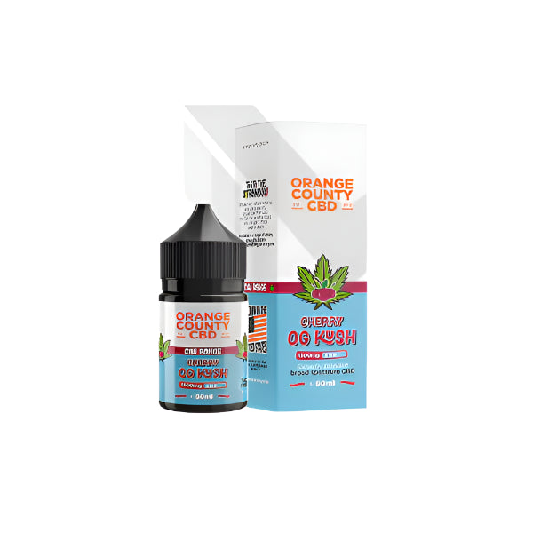 Orange County CBD Cali Range 1500mg CBD 50ml E-liquid (60VG/40PG) - Pineapple Express