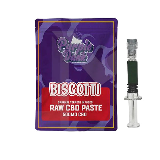 Purple Dank 1000mg CBD Raw Paste - Biscotti - 0.5g