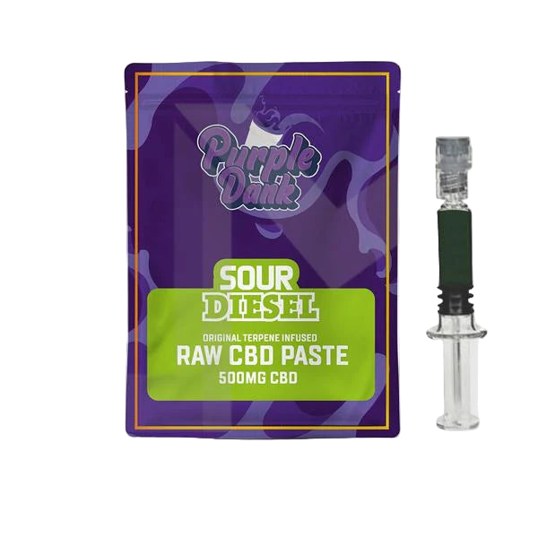 Purple Dank 1000mg CBD Raw Paste - Sour Diesel - 0.5g