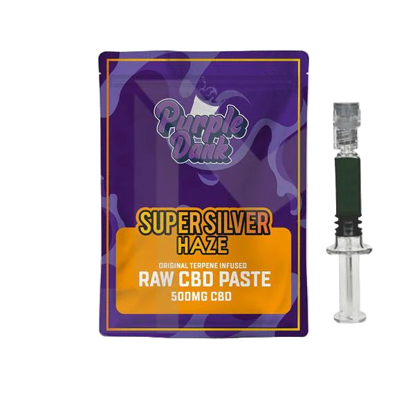 Purple Dank 1000mg CBD Raw Paste - Super Silver Haze - 0.5g