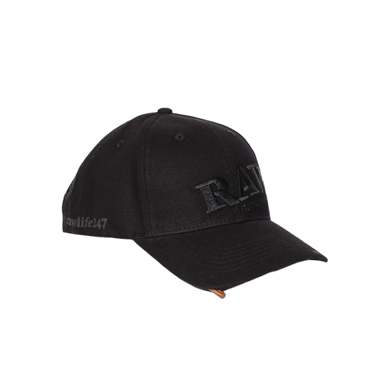 RAW Baseball Hat with Poker - Black Logo