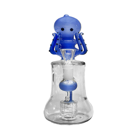 Basil Bush Glass Small 18cm Percolator Bong (14mm) OCTOPUS 280gm