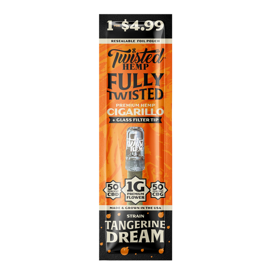 Twisted Hemp - Fully Twisted - Tangerine Dream - Box of 10