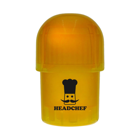 Headchef POD Plastic Grinder & Storage Pot - ORANGE