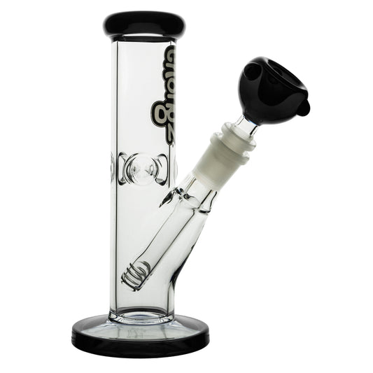 Glass Chongz Rawhide 21cm Ice with Black Accents