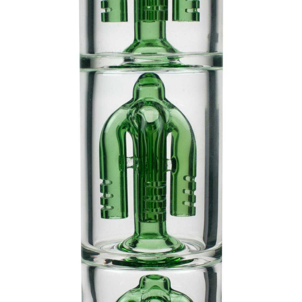 37cm 'Green Nasty' Triple Perc 5mm